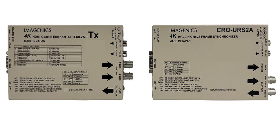 4K映像対応 HDMI信号同軸延長器